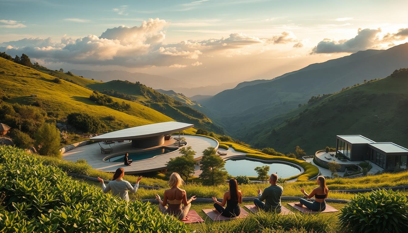 Personalized health consultation at a longevity retreat