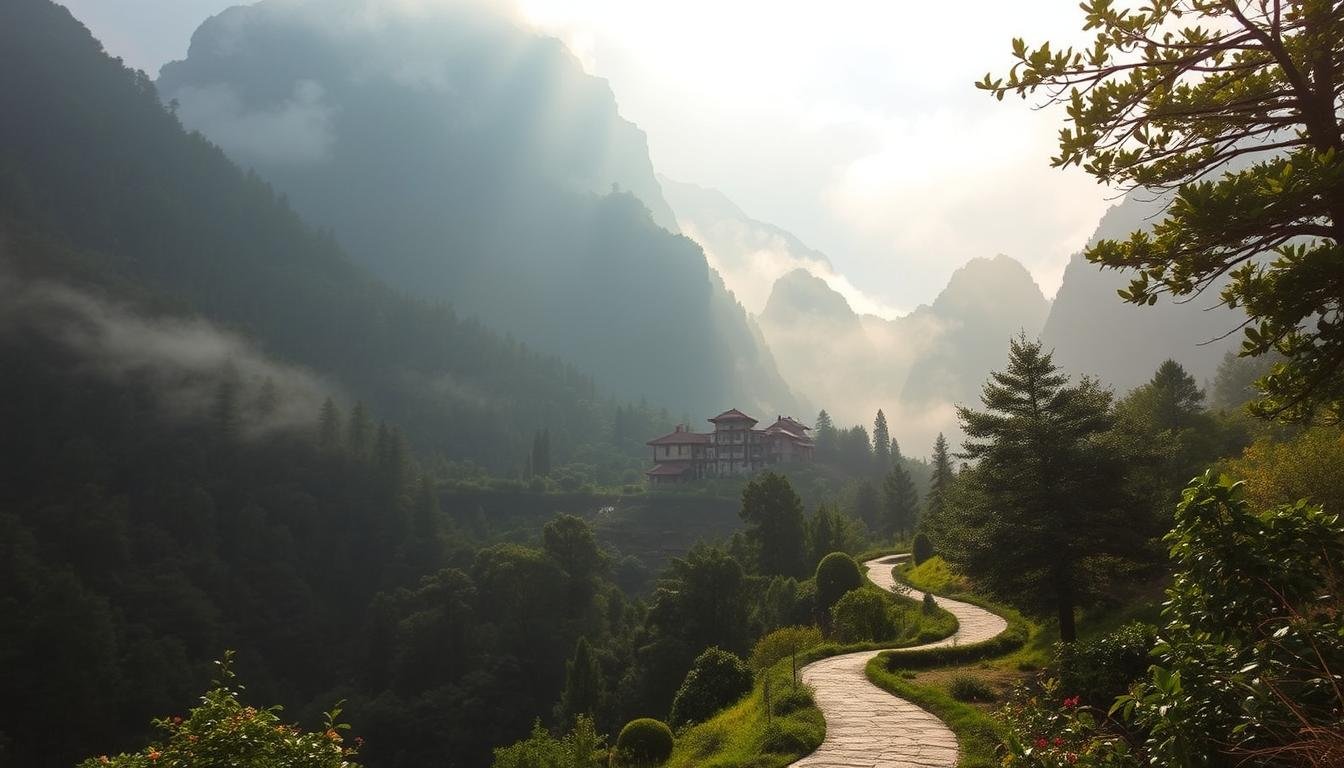 Hidden longevity retreat in the Swiss Alps