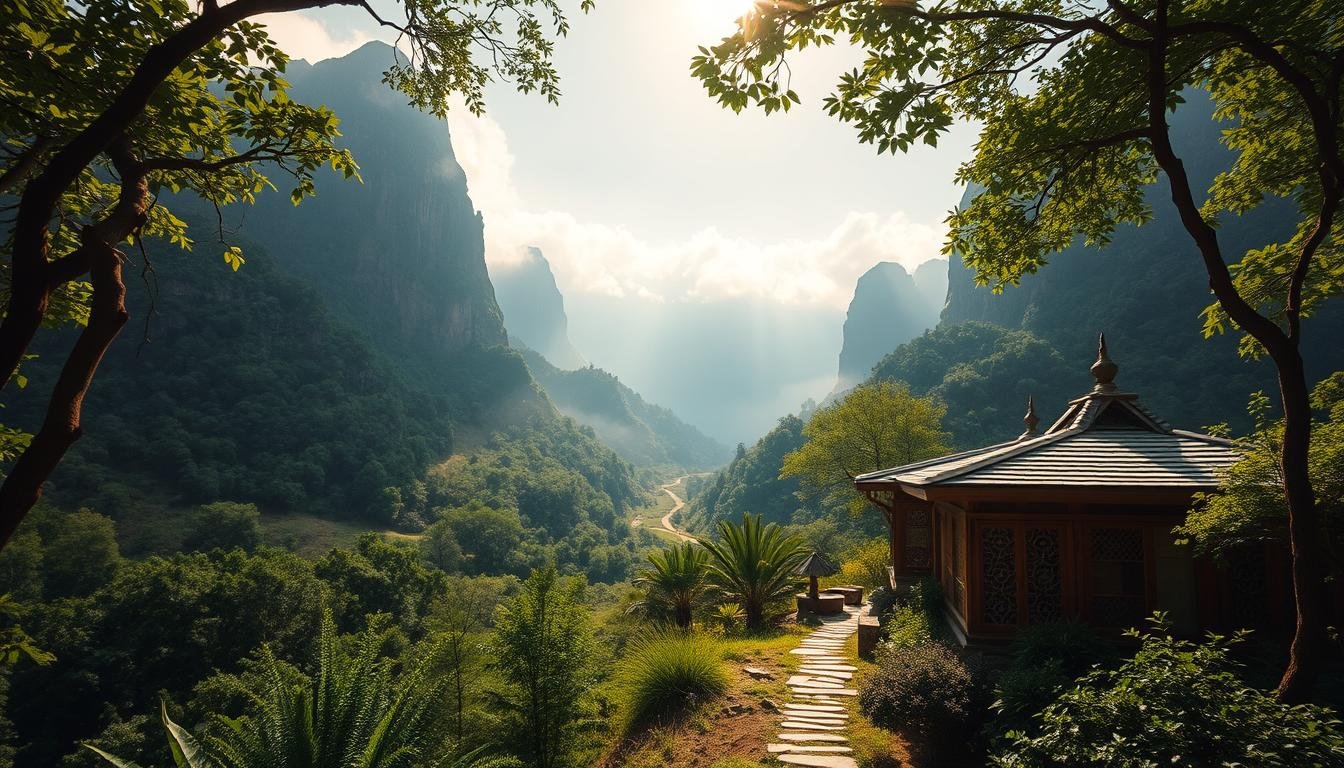 Anti-aging practices in hidden retreats