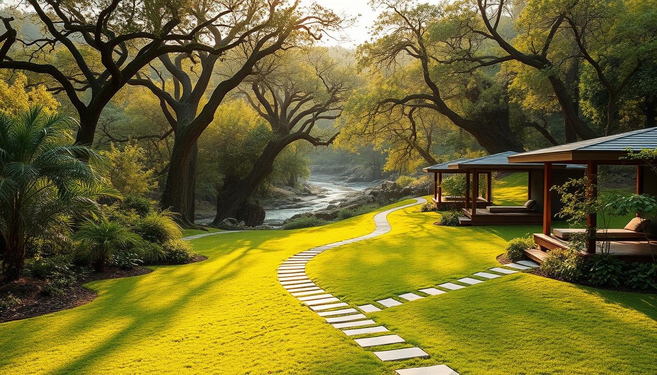 Serene landscapes of secret longevity sanctuaries